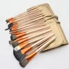 9Style 24st Makeup Brushes Set Pink Beauty Stylish Cosmetics Eyebrow Shadow Powder Pincel Make Up Maquiagem Tools Pouch Bag3247493