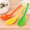 300pcs new cheap Colorful hook spoon melamine spoon Bowl Soup Honey Porridge Spoon tableware hot sale