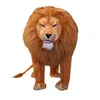 新しい品質シミュレーションライオンキングアニマルアニマルおもちゃ巨人動物おもちゃのためのライオンおもちゃクリスマスギフトホームデコレーション43インチ110cm 348o