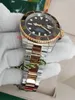 Toppkvalitetsbegränsad Mens Fold Edition Wrist Sapphire Rörelse 116613 40mm Keramiska Bezel Klockor Två ton Guld 116613ln Automatisk mekanisk