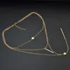 idealway Frauen Modische Mehrschichtige Kettenhalsketten-Gold überzogene Sommer-Charme-Halskette für Frauen-Schmucksachen