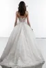 2019 New Pnina Tornai Princess Bröllopsklänningar Sweetheart Neck Sequined Lace Beach Bröllopklänningar Korsett Back Beach Bröllopsklänning Anpassning