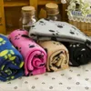 Pet Dog Blanket Dog Claw Printed Blankets Throws Pet Cat Sleeping Mat Pets Bath Towel Warm Winter Pet Supplies