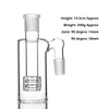 Ash catcher 45 and 90 Degree Hookahs Showerhead percolator for bong 14mm 18mm glass ashes catchers