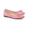 Precio barato, el más nuevo diseño, zapatos planos para mujer, zapatos casuales planos de gamuza rosa para mujer hermosa