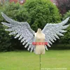 Высококаленные серые серии Big Angel Wings Diy фоновые украшения стены реквизиты серые сказочные крылья для сценического шоу танцы