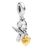 2019 nuovo San Valentino AMORE Charms in argento sterling 925 Adatto Pandora Charms Bracciali Braccialetti Argento 925 Perline sciolte originali Gioielli fai da te