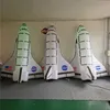 wholesale Advertising Inflatables 3 m High Inflatable Balloon Spacecraft Shuttle Advertising With 7 Color LED Light Inflable Space Vehicles