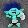 23CM Trolls Plush Toy Poppy Branch Dream Works Stuffed Cartoon Dolls The Good Luck Christmas Gifts Magic Fairy Hair Wizard