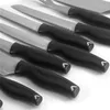 9 قطعة الفنية الشيف سكين مجموعة سكاكين المطبخ الفولاذ المقاوم للصدأ سكين مجموعة واحدة مع النايلون سكين حقيبة المنزلية فندق أدوات المطبخ