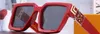 Nieuw merk fashionladies13LV casual mode groot frame zonnebril plaat spiegel benenaaa8437556
