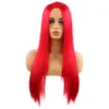 Pelucas sintéticas 7 colores Cosplay peluca larga ombre marrón recto rubio para mujer peluca de pelo sin cola