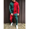 Mens Tracksuit Autumn Casual Men Tracksuit Set mode 3D Gradient Sweatsuit Hoodies Sweatshirt Sweatpant Slim Joggers Gym Pants Suit man