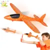 3837 cm Handstart-Wurf-Schaumstoffflugzeug mit Schlingen, fliegendes Segelflugzeug, Modell, Outdoor-Lernspielzeug für Kinder, 20 Stück, Mischung 3453630