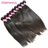 Glamorous Malaysian Hair Extensions Hurtownie 100% Oryginalne Human Włosy 10 sztuk Peruwiański Indiański Brazylijski Włosy Splot dla Czarnych Kobiet