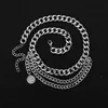 Hot Selling Silver Gold Womens Designer Belly Chains Personality Big Chains Riem Fashion Accessoires Jewlery Cadeaus