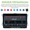 Android 9 بوصة تعمل باللمس GPS الملاحة سيارة راديو فيديو ل VW Volkswagen Passat Polo Golf Skoda مع Bluetooth USB WiFi