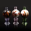 US Color 28mm OD Glass Bubble Carb Cap For Hookahs Flat Top Quartz Banger Nails Water Bongs Pipe Dab Rigs