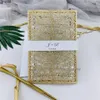 floral laser cut wedding invitations