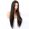 Capelli umani Fronte anteriore HD Wig Silky Silky Strai dritti pre -pizzichi Brasilian indiano Malaysian Vergine Full Lace Wigs 150 Densità 10A94072264