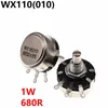 WX110 010 WX010 1W 680Rポテンショメータ調整可能な抵抗器