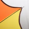 200 шт/лот новый красочный трехфункциональный Falbala Rainbow Rainy Telescopic Umbrella