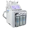 Stock in US 6in1 H2-O2 bio rf cold hammer hydro microdermabrasion water hydra dermabrasion spa facial skin pore cleaning machine Stock in US