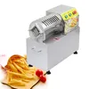 Fabriks pommes frites cutter kommersiell elektrisk potatis chips skivare liten grönsak frukt skärmaskin är enkel och bekväm 900w