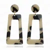 8 Styles Bohemian Acetate Geometric Rectangle Earrings Dangle Drop Resin Acrylic Earrings 2019 Hot Women Jewelry Trendy Ear Stud Gift