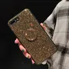 삼성 Galaxy S8 Plus S9 커버 용 반짝이는 전화 케이스 삼성 Note 9 용 S9 Plus Luxury Shining Back with holder