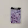 Credit ID Card Holder Case Universal Marble Wallet Phone Sticker Lycra Elastic Pocket for iPhone Samsung huawei