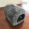 Sıcak Kedi Tünel Evi Oyuncaklarla Yaz Mağarası Kedileri Uyku Yatakları Köpek Köpek Yavru Evcil Hayvanlar için Kış Yuvası Gato Casa Gata Camada1