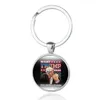 Trump 2020 KeyChain Time Gem Flag Key Chain Metal Reelect Trump Pendant Key Ring Present Key Holder Jewelry4544826