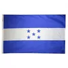 Honduras-Flagge, 90 x 150 cm, blau-weiße Flagge mit 5 Fünf-Sterne-Flaggenbanner, 90 x 150 cm, Nationalflaggen von Honduras, kostenloser Versand