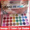 TENCOCO Emmenez-moi à la maison Maquillage palette de fards à paupières 32 couleurs ombre à paupières ombres à paupières Palette chatoyante mate Beauté Cosmétiques