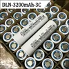 Original DLG INR 18650 Batteri 100% högkvalitativ e-cigarettbatteri Real kapacitet 3200mAh Rechargable Battery Fast Shipping