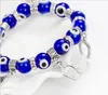 Moda simple mal de ojo religioso ojo encanto cuentas azules pulsera de la suerte mejor partido pulsera turca para mujeres GB875