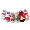 12 Stili Calzini di peluche di Natale per neonati Calzini di Natale per neonato Calzini antiscivolo per bambini Cartoon 3D Orso di cervo Calzini per pavimenti caldi invernali Abbigliamento per bambini M659