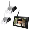 SY602D12 7 INCH TFT LCD-scherm Monitor 2.4G Draadloze Waterdichte Nacht Vision IP-camera