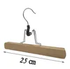 Antislip houten doek hangers collectie hout rok hangers