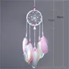Exquisite Crafts Dream Catchers Multicolor Painted Wind Chimes Fantasy Dream Catchers Delicate Hand Made Decorations for Rooms