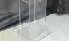 Furniture Cheap Transparent Acrylic Podium Pulpit Lectern, Clear Plexiglass Podium, Organic Glass Church Pulpit