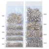 1440pcspack SS3SS20 Starry AB Rhinestones for Nails 3D Flatback Glass Strass Non Fix Crystal Charm Nail Art Glitter Decoratio9835401