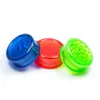 Plastic Grinder 60mm 3 Layer Herb Grinder for Smoking 4 Colors Plastic Teeth Fit Colorful Grinders Fast 6250226