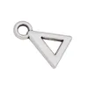 Online Wholesale Fashion Antique Silver Color Alloy Greek Delta Letter Charms 10*14mm AAC836