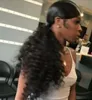 ブラジルの髪Ponytailの人間の髪のポニーテール20 22inch 140g変態巻き巻きクリップヘアポールテールの拡張その他の色