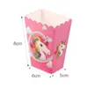 Fengrise Rainbow Unicorn Theme Party Unicorn Verjaardag Party Decoratie Roze Banner Papier Candy Bag Baby Shower Kids Gunsten