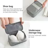 Packing Cubes Organizer Bags For Travel Accessories Packing Organizer Bags For Clothing Underwear Shoes Cosmetics 7pcs