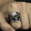 Fashion Men Skeleton Guy Punk Style Retro Grim Reaper Skull Rings High Quality 316L Biker Free Delivery Drop Shipping Size 6-15