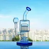 TORO Glaswasserbongs Wasserpfeifen Recycler Dab Rigs Tabakrauchzubehör berauschende Glasbong Wasserpfeife Shisha mit 18-mm-Gelenk